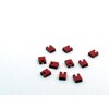 POPESQ® 10 Stk. x Jumper 2.54mm Rot #A237