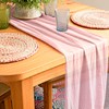 6 Pieces 10FT Cheesecloth Table Runner Boho Gauze Fabric Table