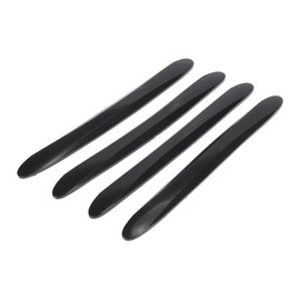 Hihaha Car Door Guard Protector/Exterior Car Protection Bumper Protector for Car Vehicle RV Truck Pickup/Anti-scratch Collision PU / 4 Pcs Black