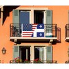 3×5 FT USA Quebec Flag, Large 150D America Québécois Outdoor
