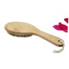 Healeved Wooden Shower Brush Natural Boar Bristle Body Scrubber for