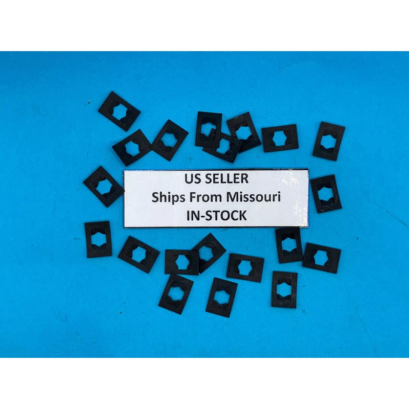 Auveco (Pack of 20) 1/4 Stud Size Flat Push On