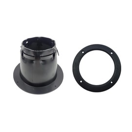 Narcilors Boat Transom and Motor Well Rigging Boot Flexible Opening with Cable Tie Diameter 4 2/5 Inch, Marine Boat Steering Cable Boot Protect Fuel Lines