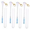 Healeved 4pcs Eyelash Brush Keychain Portable Makeup Brush Spoolie Lash