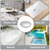 2PCS Pop Up Sink Plug Replacement Easy Cleaning and Durble