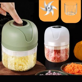 Unbranded Electric Mini Garlic Chopper–Food Crusher Grinder for Meat, Nuts, Veggies, Fruit