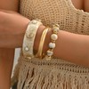 Shell Beach Bracelets for Women Gold Bracelet Stack Gold Bangles