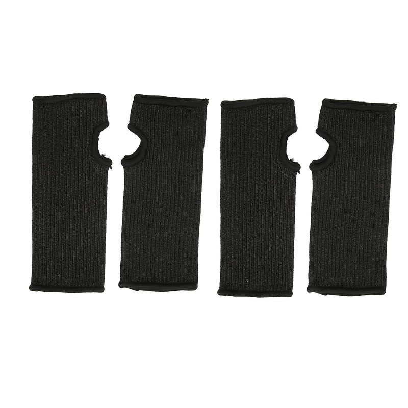 4Pcs Cut Resistant Sleeves Level 5 Protection Thumb Slot Design
