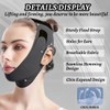 ZOPJUMA Reusable Chin Strap, V-shaped Chin Face Tightening Band, Face