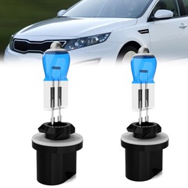 LECCIBUB Fog Light Bulbs Compatible with Kia Optima 2009-2010,881 Fog Lights Halogen Light Bulb,Super Bright 6000K White,Plug and Play,Pack of 2