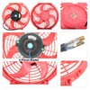 FGJQEFG 10 Inch Universal Slim Fan Push Pull Electric Radiator