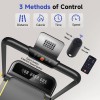 Portable Folding Treadmill with 3 Level Incline, Walking Pad with