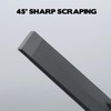 16 Pcs Plastic Putty Knife 2" Black Flexible Putty Knife