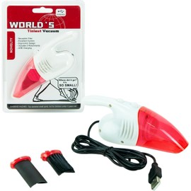 Tradeopia World's Tiniest Vacuum World's Smallest Toys | Smallest Vacuum Red