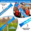 ZenNex 60 Pack Thunder Sticks Cheering Sticks Solid Color Thicken