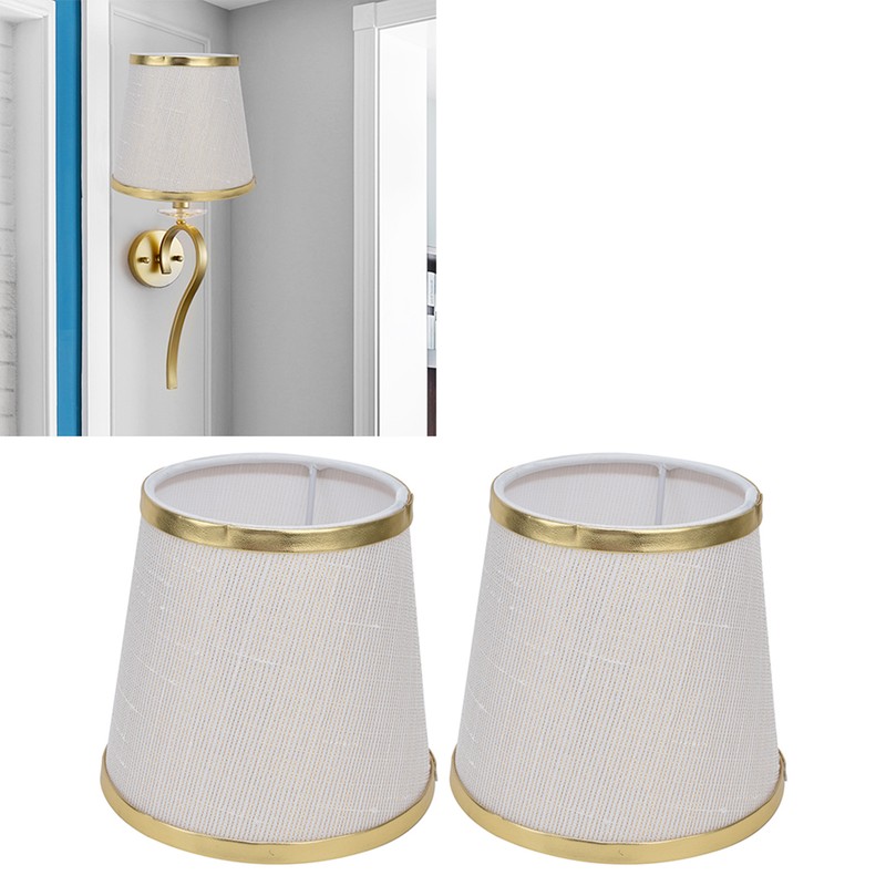2PCS Fabric Lampshade European Style Lamp Shade for E14 Screw