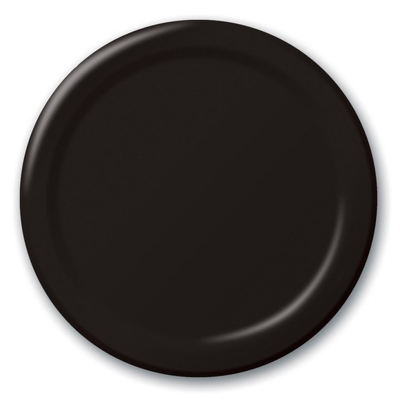 Creative Converting Paper Banquet Plates, 10.25", Black