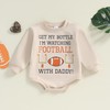 Suolongsama Newborn Baby Infant Boy Girl Football Outfit Long Sleeve