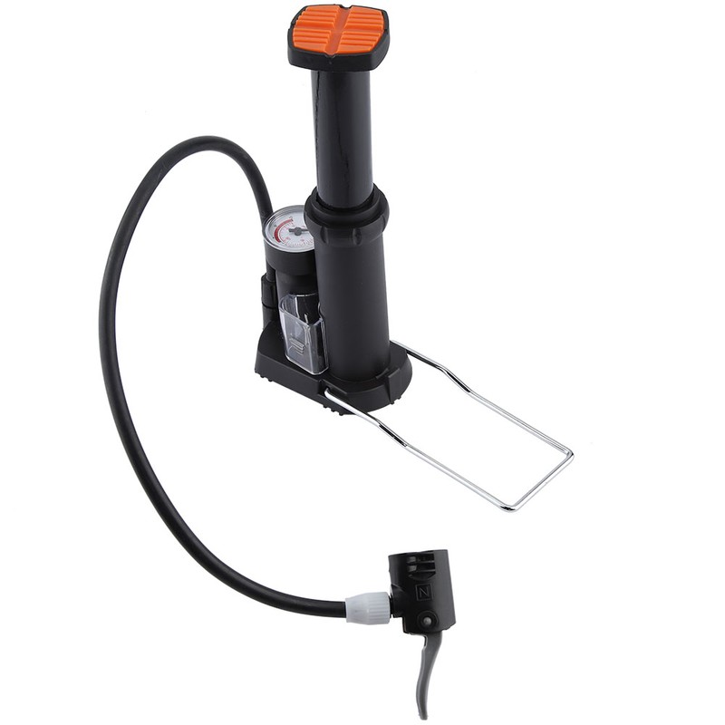 Mini Portable Bicycle Bike Foot Pump High Pressure Floor Inflator