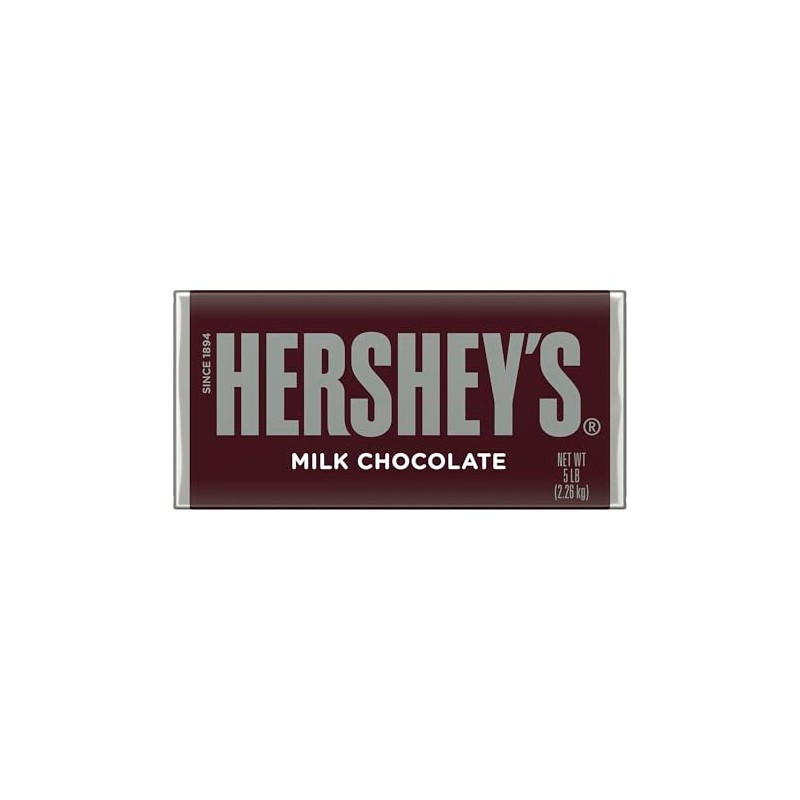 HERSHEY'S Chocolate Candy Bar, 5 Pound
