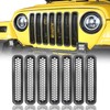 Hooke Road Black Front Grill Mesh Inserts Clip-in Honeycomb Grille