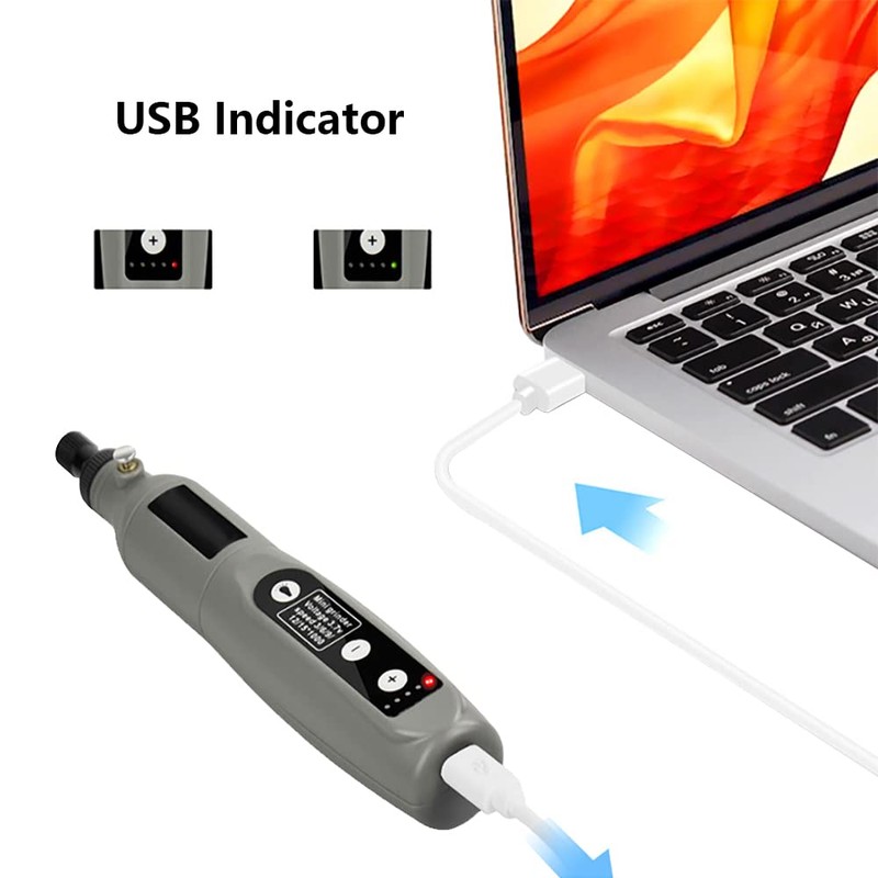 Rotary Tool, USB 3.7V Mini Grinder with 5 Variable Speed,