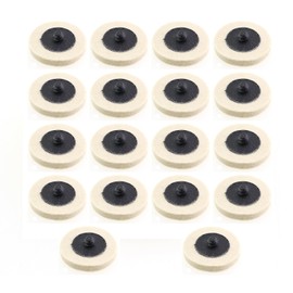 ZHYOHEN 10PCS 2 Inch Wool Wheel Torque Sanding Discs Sanding Disc Polishing Discs Wool Style QC Disc Polishing Pad Wheel Suitable for Stainless Steel Wood Synthetic Materials