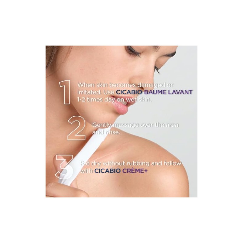 BIODERMA, Cicabio, Bálsamo Lavant, Limpieza que Calma Malestar, Skincare Piel