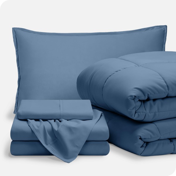 Bare Home Bed-in-A-Bag 5 Piece Comforter & Sheet Set -