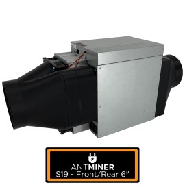 Antminer Front Rear Kit 6 Inch Fan Shroud Silencer KS5 KS3 K7 KA3 S21 S19 D9 L7 - 30mm