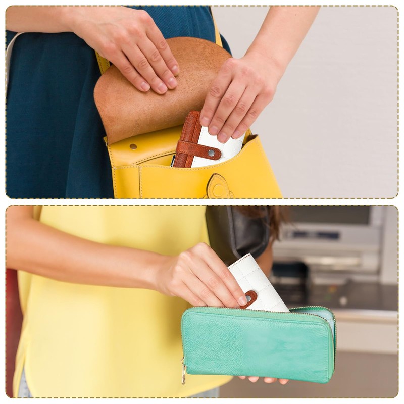 Heclia Slim Wallet Women, Leather Bifold RFID Blocking Credit Card