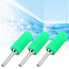100Pcs Banana Plug Male Nickel Plated Brass Pin Straight for