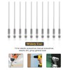 LDEXIN 10Pcs Ball End Hex Head Screwdriver Bits Set, 1.5mm