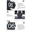 Retro Flip Down Clock Innovative Light Luxury Simple Design Flip
