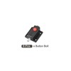 METALLIXITY Button Bolt Latch (1.46"x1.38") 8Pcs, ABS Security Push Button