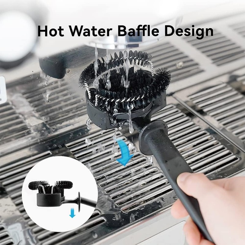 watchget Espresso Coffee Machine Cleaning Brush Espresso Group Head Cleaning