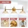 Qgiytp Vintage Bathroom Light Fixtures Gold Bathroom Vanity Light with