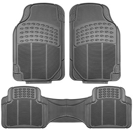 Car Floor Mats for Rubber 3pc Set Tactical Fit Heavy Duty Gray for Dodge Dakota Anti-Slip, Easy Clean, Easy Installation, Heavy Duty, Waterproof