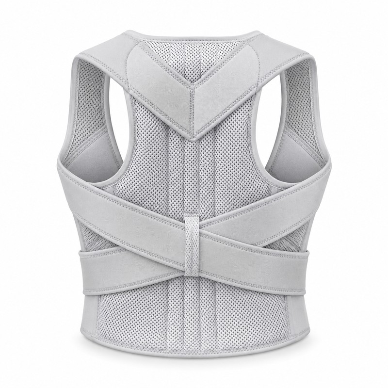 Adjustable Posture Corrector Back Brace for Daily Support – Breathable