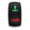 Anchor - Green/Red - Stark 5-PIN Laser Etched LED Rocker