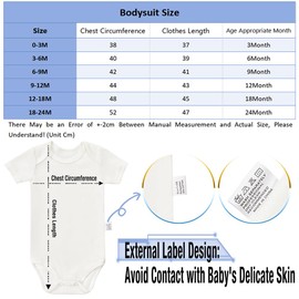 Eorjuek New to the Crew Bodysuits, Gender Neutral Baby Clothes, Cotton Romper Short Sleeve Infant Toddler Outfits Jumpsuit, Newborn Gifts Baby Boys Girls (White, 0-3 Months)