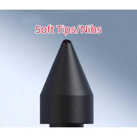 (5 Pack) Soft Nibs,Tips Replacement for Lamy AL-Star EMR Stylus Digital Pen Replacement Tips/Nibs W/Tools (5PCS Tips-Black)