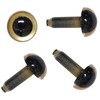 Naska Closure Eye kurisutaruai 9 mm Gold Pack of 4 7274 