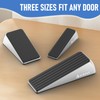 Heavy Duty Door Stopper Wedge - 2 Pack Widened Door