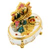 QIFU Furniture Dressing Table Hand Painted Enamel Jeweled Trinket Box