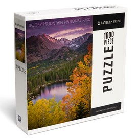Rocky Mountain National Park, Colorado, Lake and Mountain (1000 Piece Puzzle, Challenging Jigsaw Puzzle for Adults, Made in USA)
