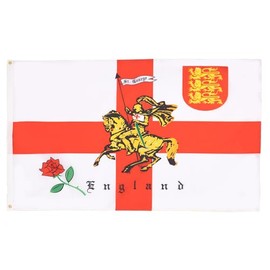 AZ FLAG - Flag of England St George Charger - 90 x 60 cm - English Flag 100% Polyester with Brass Eyelets - UV-Resistant - Vivid Colours - 50 g