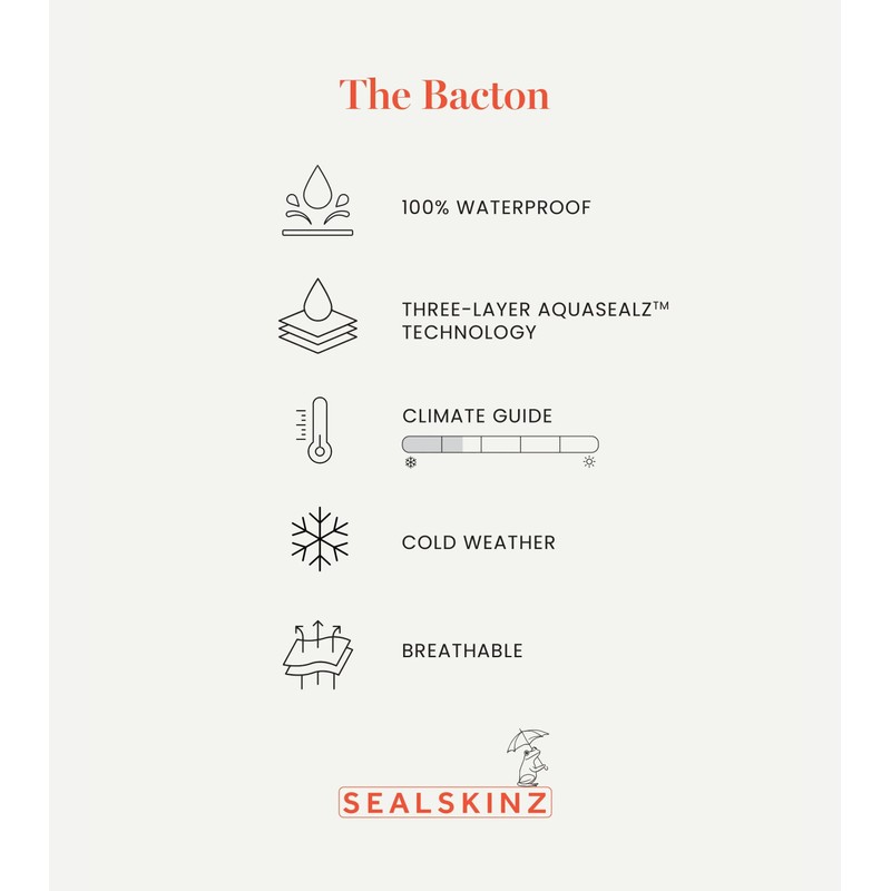 SEALSKINZ | Bacton | Unisex Waterproof Cold Weather Roll Cuff