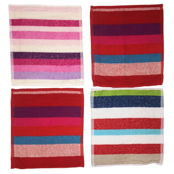 ilkadim Pack of 8 Washcloths 100% Cotton 28 x 28