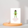 Arsagen Funny Cowboy Frog Valentine's Day Card，Humorous Anniversary Card for